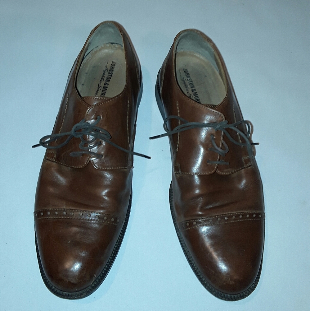 Johnston & Murphy leather dress shoes